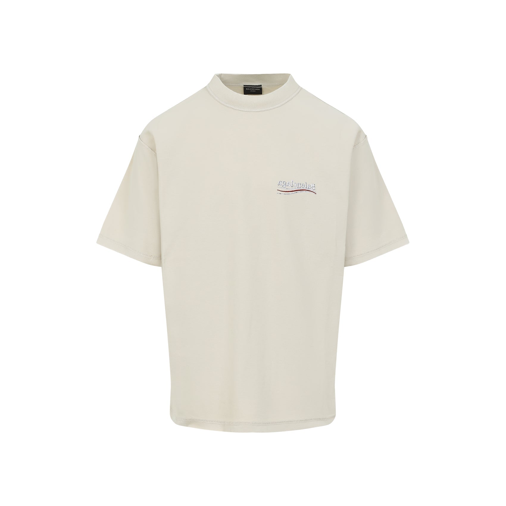 BALENCIAGA Political Campaign T-Shirt with Distressed Details - Men