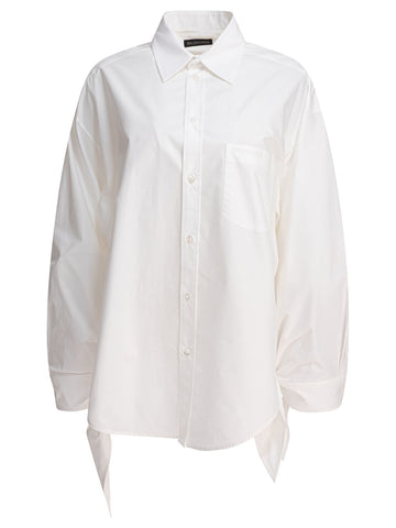 BALENCIAGA Blouse with Knotted Cuffs