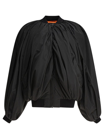 BALENCIAGA Draped Bomber Jacket for Women