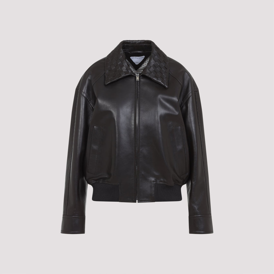BOTTEGA VENETA Luxurious Leather Jacket for Women - FW25