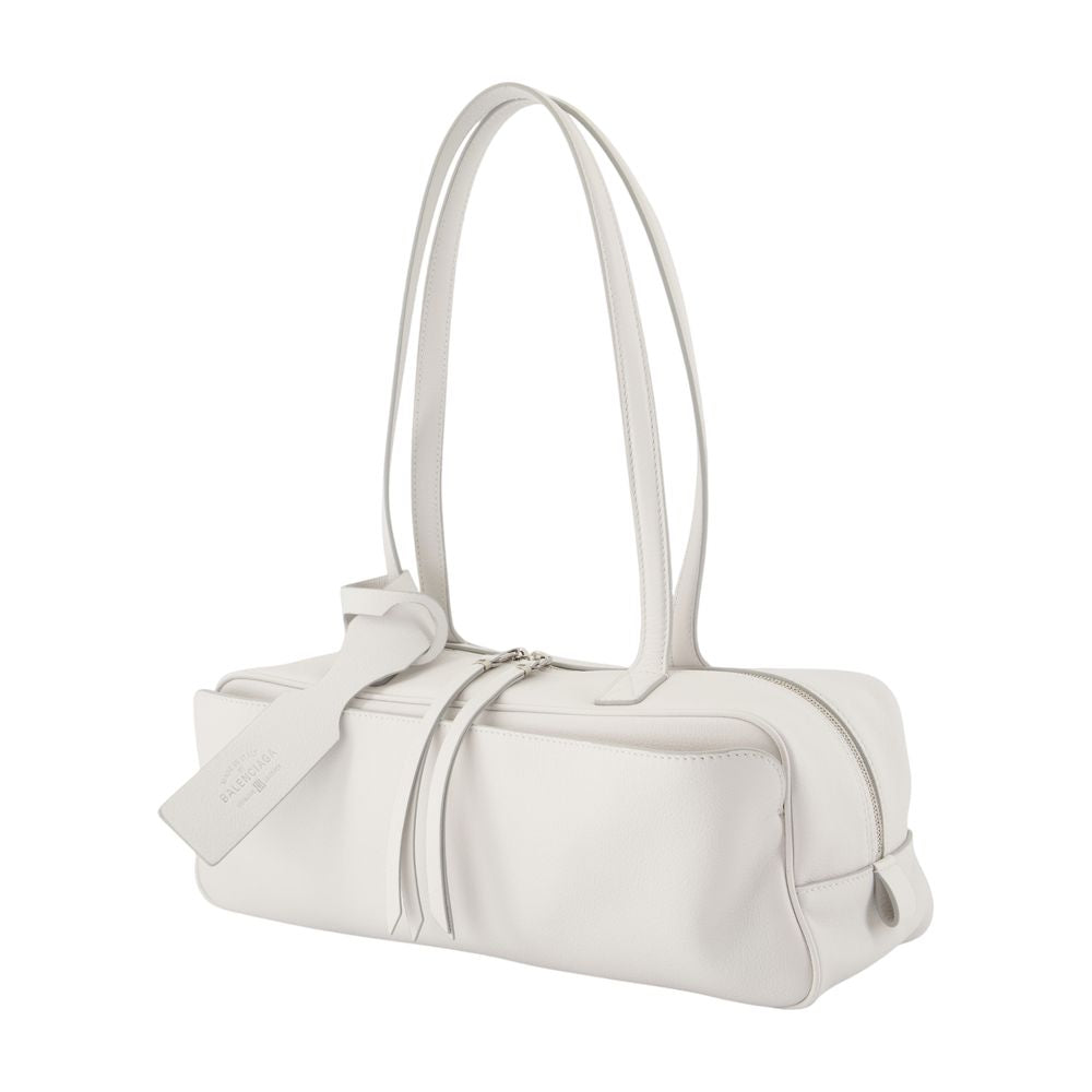 BALENCIAGA Mini Shoulder Holdall Bowling Handbag