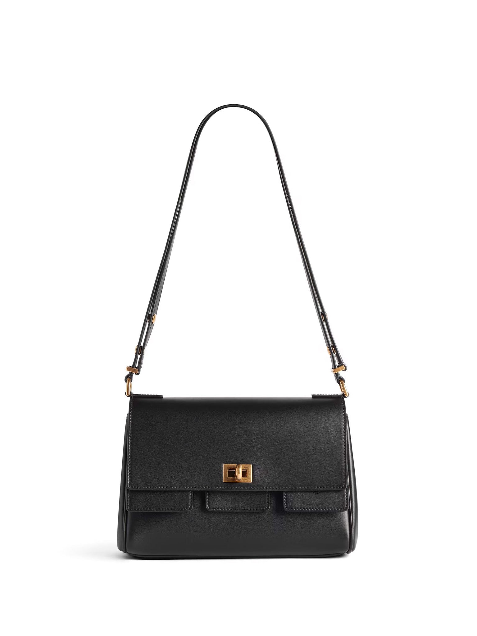 BALENCIAGA Mini Luxe Leather Handbag