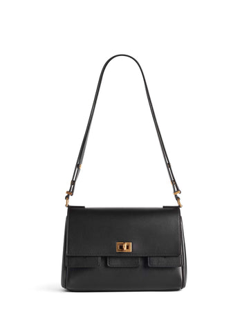 BALENCIAGA Mini Luxe Leather Handbag