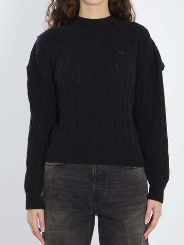 BALENCIAGA Oversized Logo Sweater - Size S