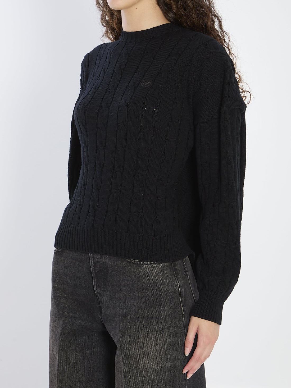 BALENCIAGA Oversized Logo Sweater - Size S