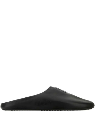 BALENCIAGA Men's Slip-On Sandals with Embossed Logo