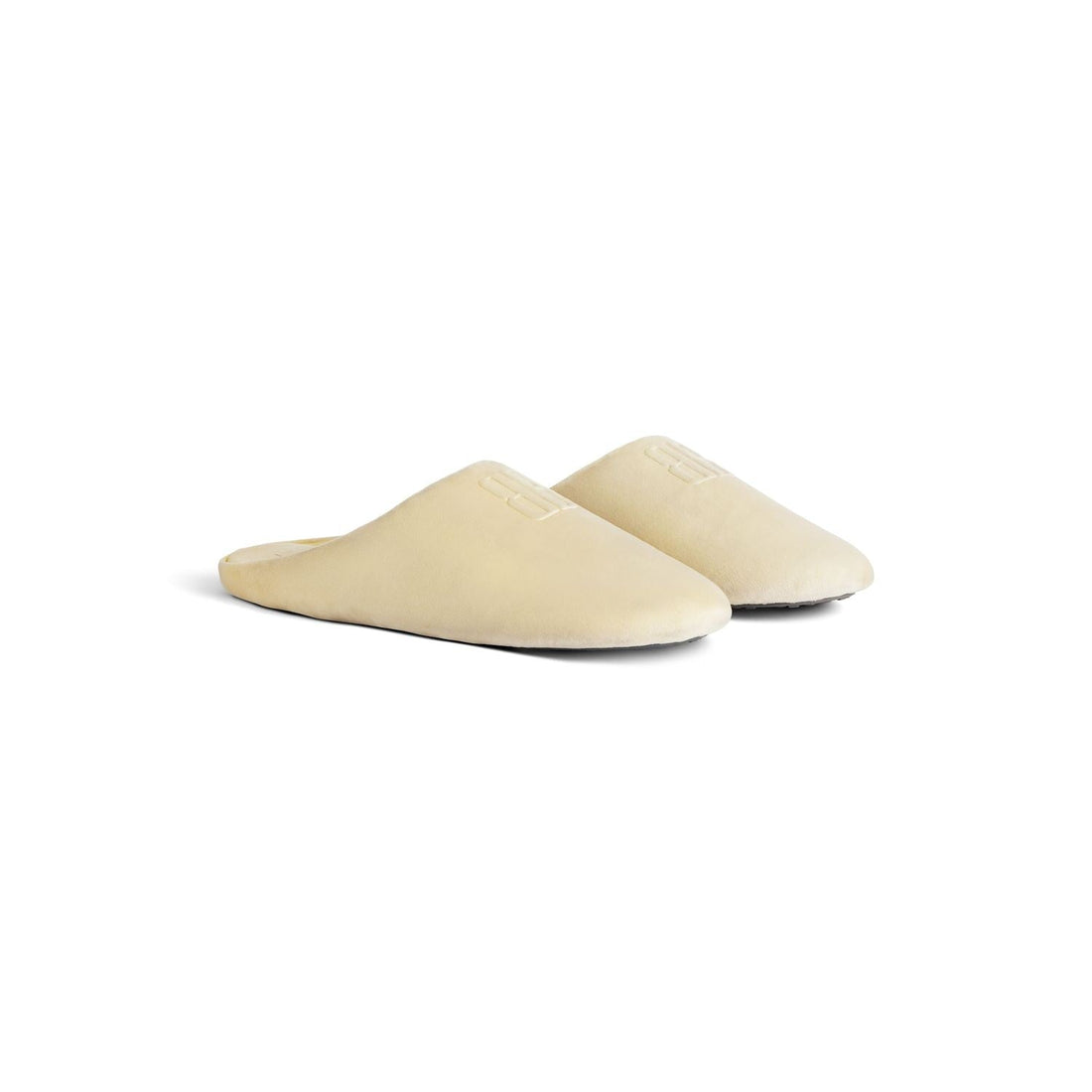 BALENCIAGA Chateau Flat Velvet Shoes for Men