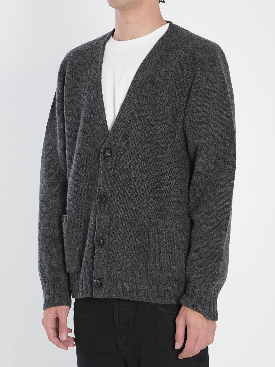 BOTTEGA VENETA Relaxed Fit Wool Cardigan - Size L