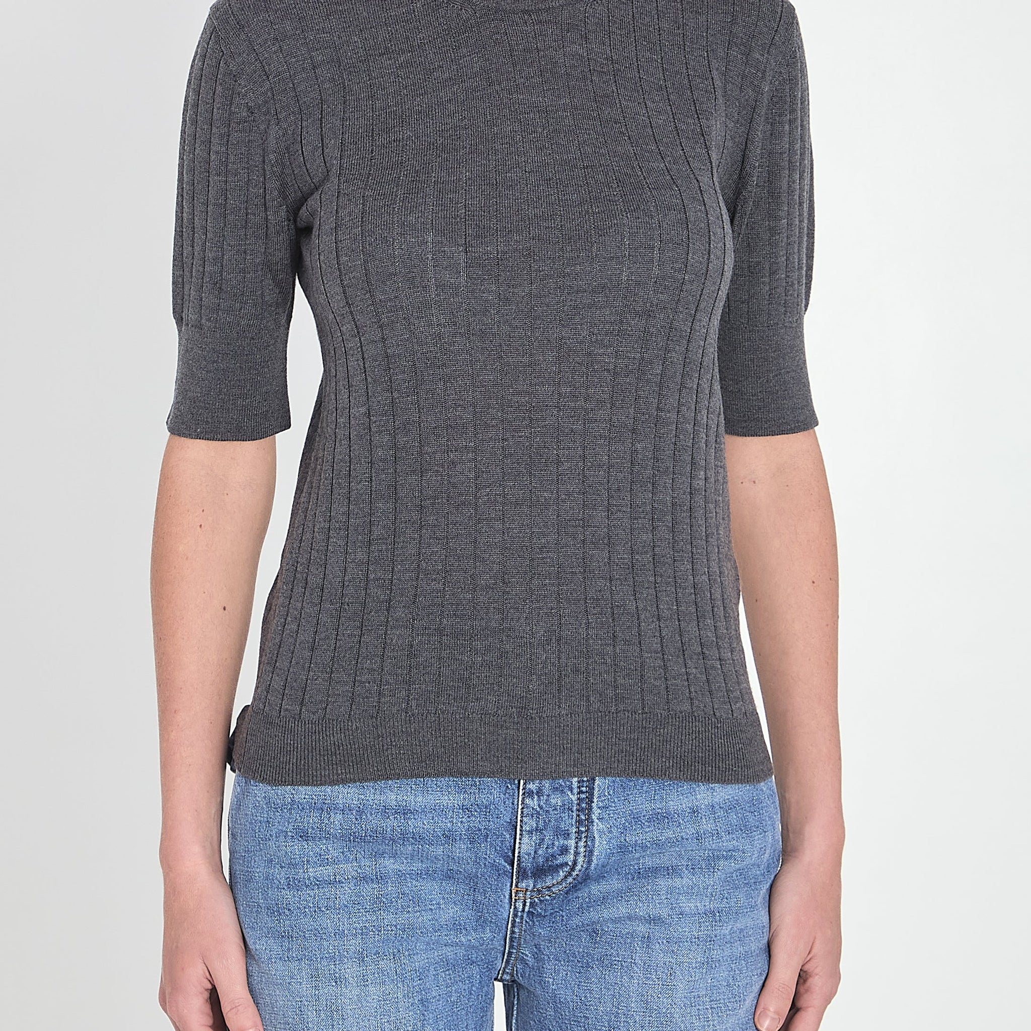 BOTTEGA VENETA Wool Rib Top for Women