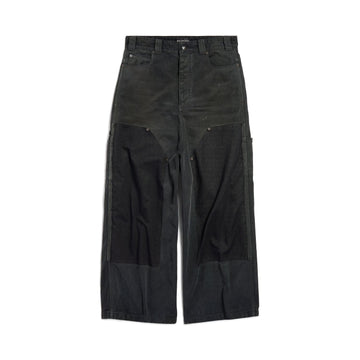 BALENCIAGA Distinctive Ripped Baggy Pants for Men