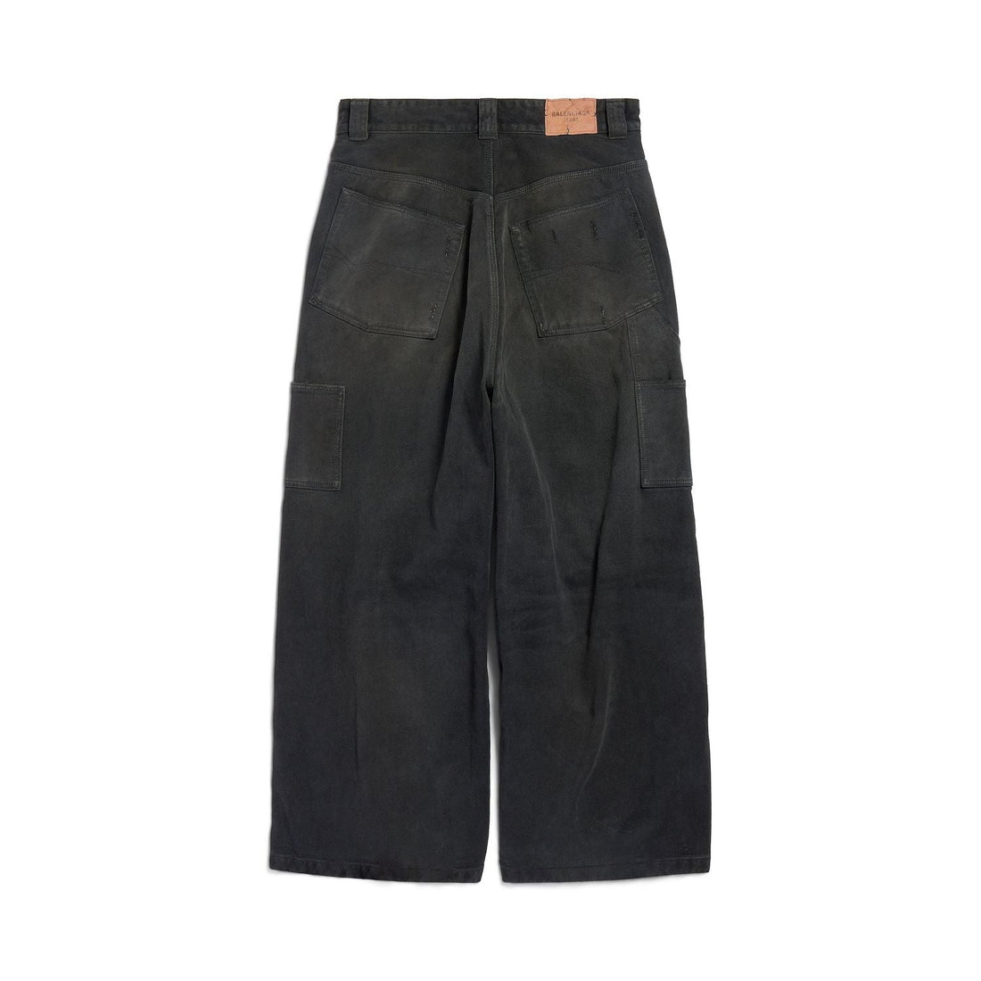 BALENCIAGA Distinctive Ripped Baggy Pants for Men