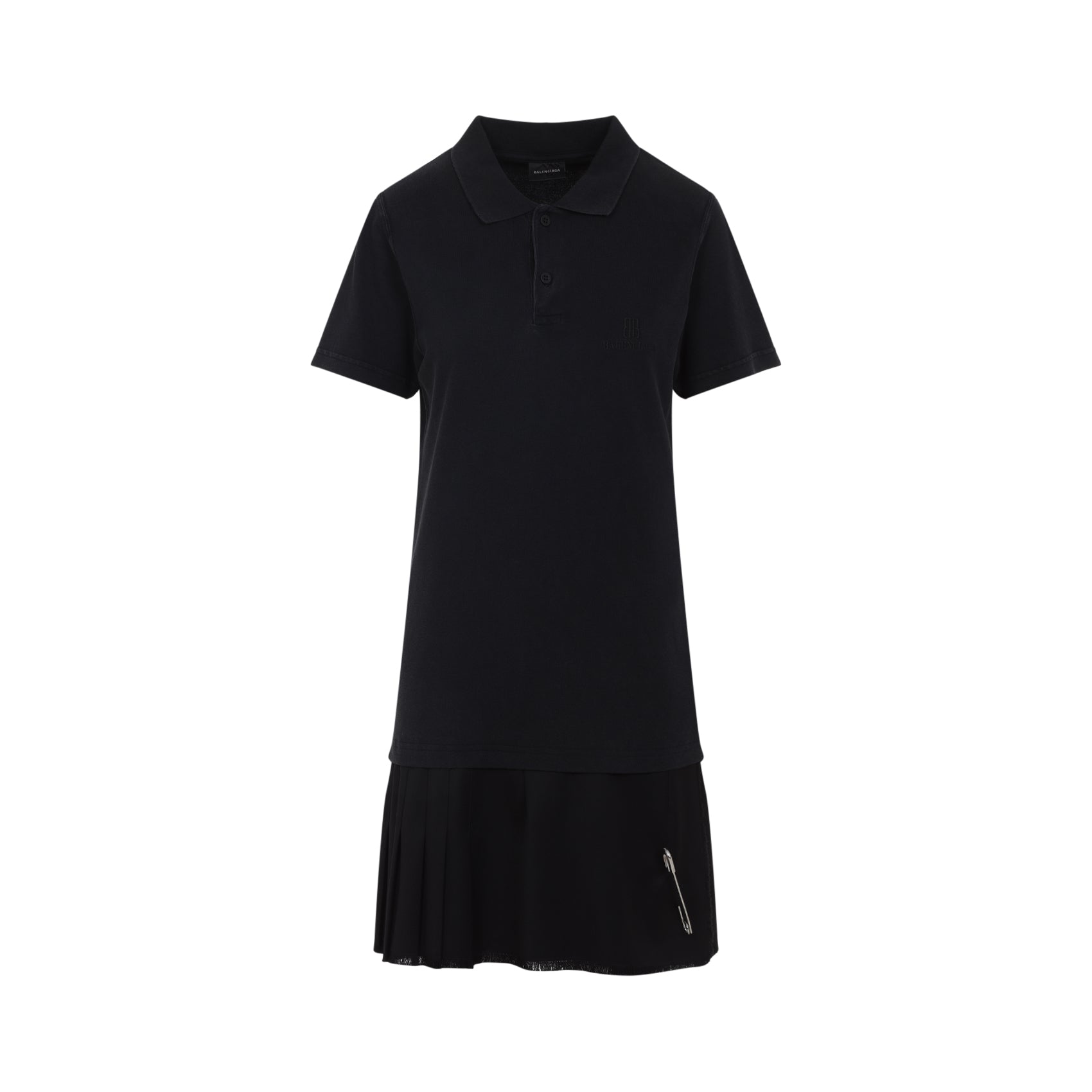 BALENCIAGA Layered Polo Mini Dress for Women