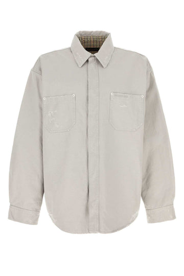 BALENCIAGA Oversized Cotton Workwear Shirt for Men