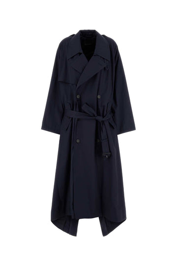 BALENCIAGA Oversize Cotton Trench Jacket