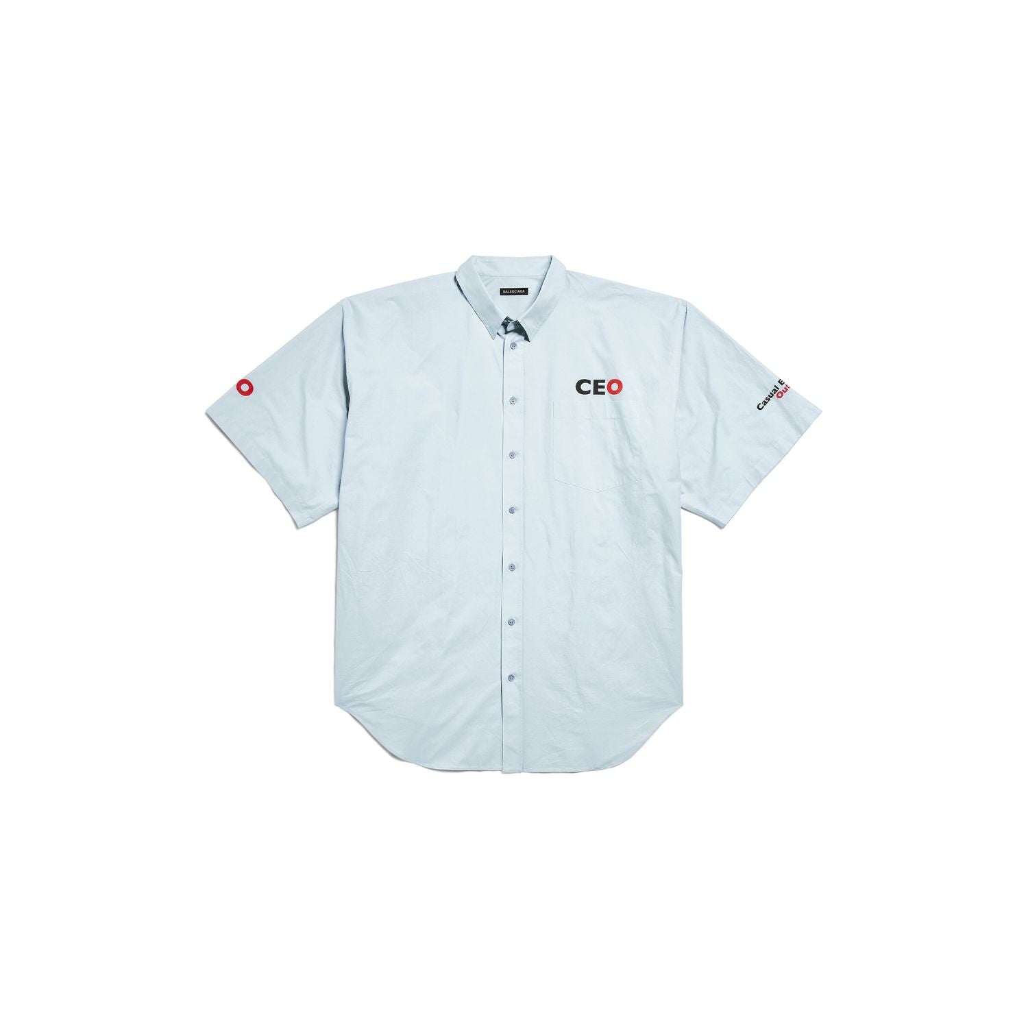 BALENCIAGA Oversized Poplin Shirt for Men - S/S