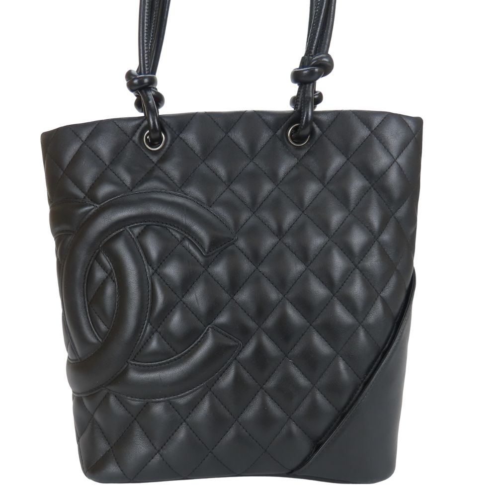 Chanel Cambon line Leather Tote Bag