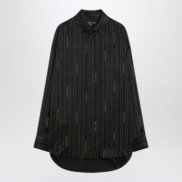 BALENCIAGA Pinstriped Button-Down Shirt for Women - FW25