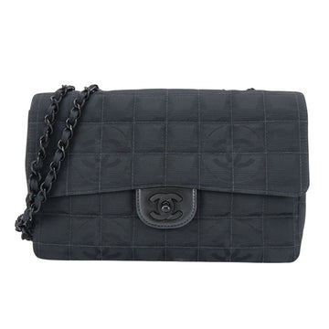 Chanel New Travel Line Jacquard Nylon Shoulder Bag