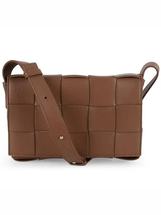 Bottega Veneta Intrecciato Cassette Cross Bag Wood