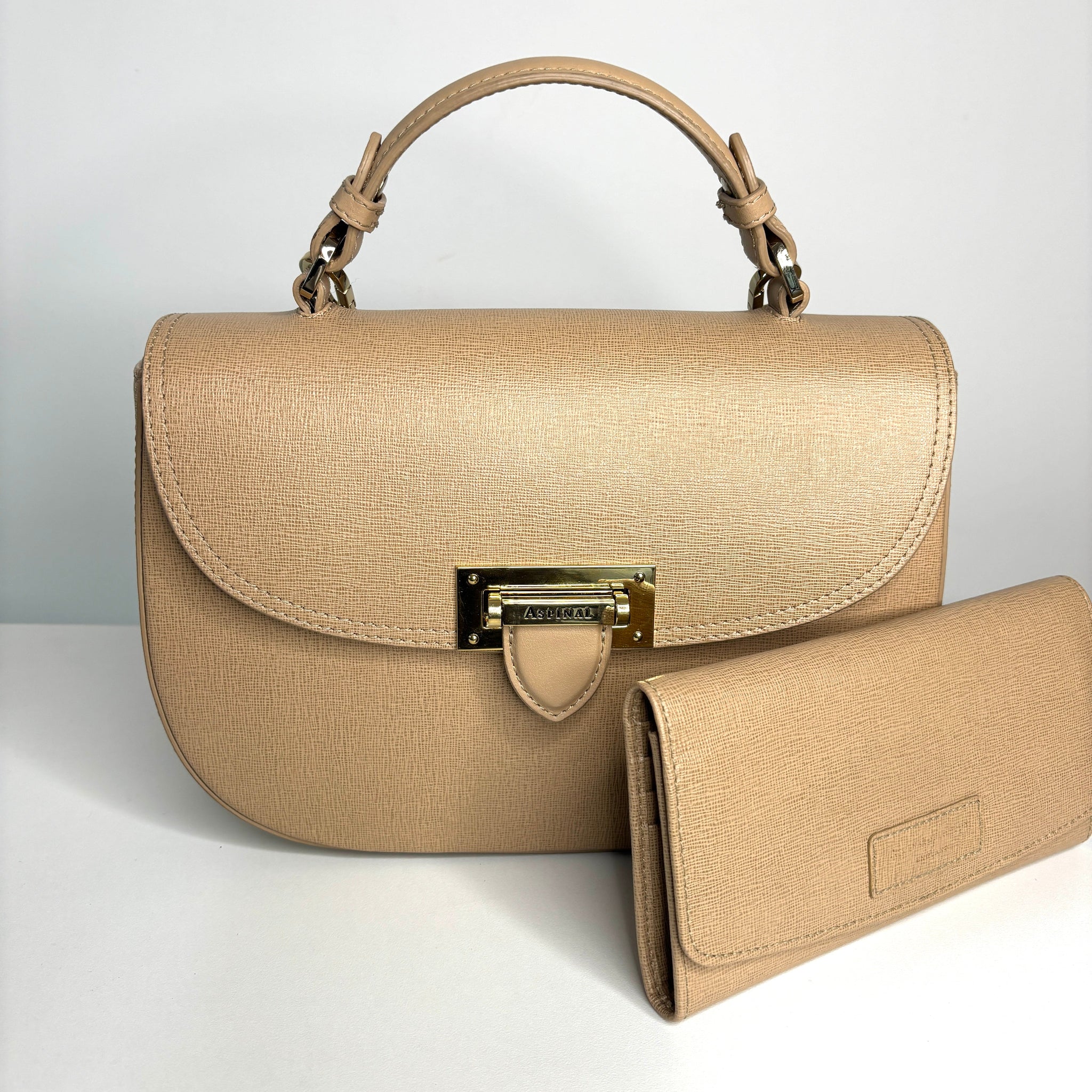 Aspinal of London Letterbox Saddle Bag and Wallet - Preloved