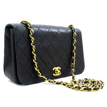 Top Quality Chanel Full New Chain Shoulder Bag Black Quilted Lambskin