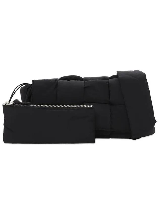 Bottega Veneta Padded Tech Cassette Cross Bag Black