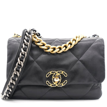 Chanel 19 Small Flap Black Bag