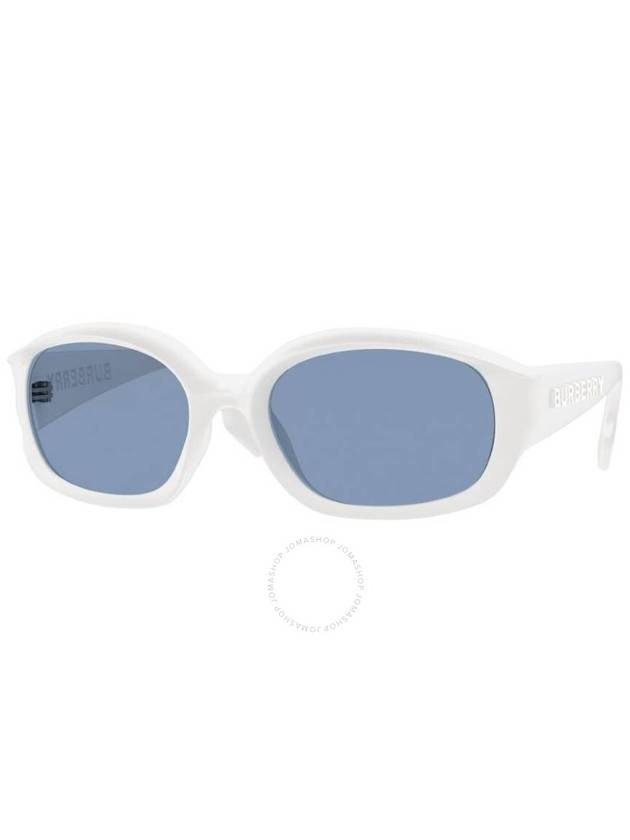 Burberry Burberry Milton Light Blue Oval Men's Sunglasses BE4338 300772