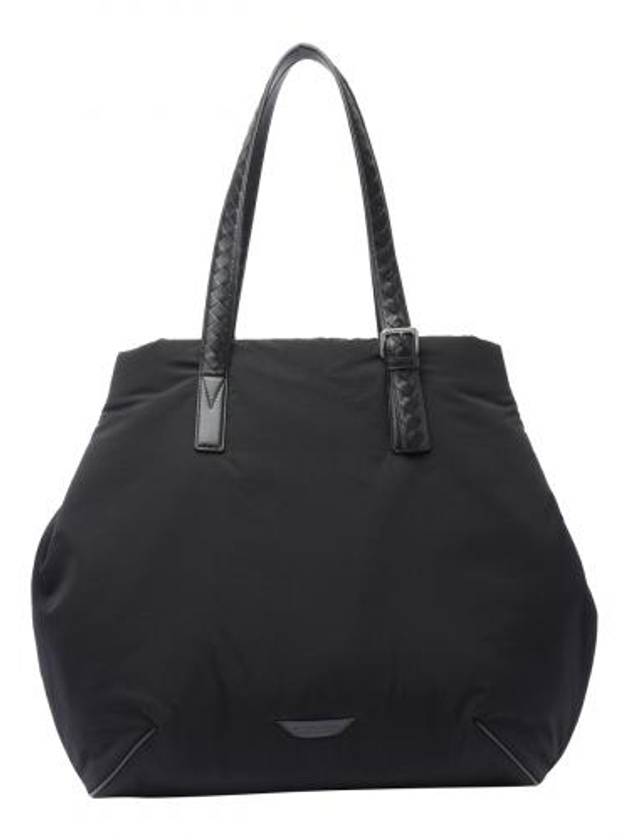 Bottega Veneta Navenue Padded Tote Bag Black