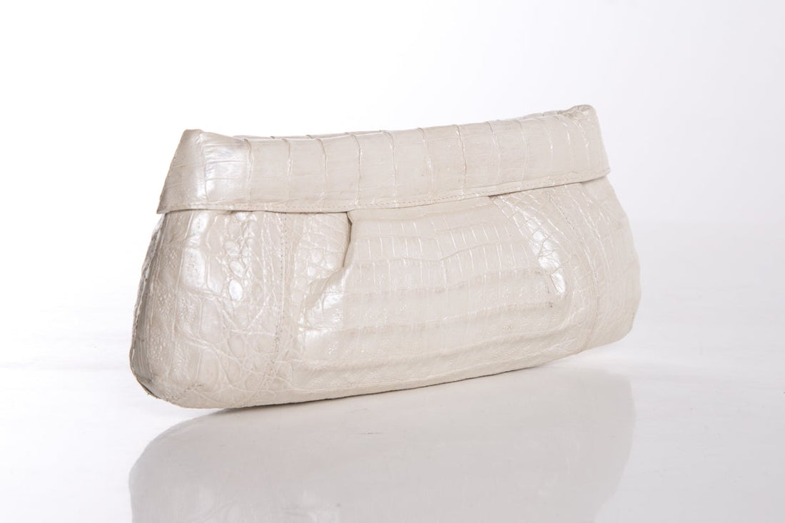 Nancy Gonzalez Ivory Clutch