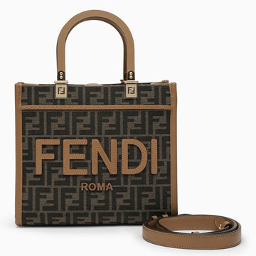 FENDI Mini Jacquard Sunshine Top Handle Handbag