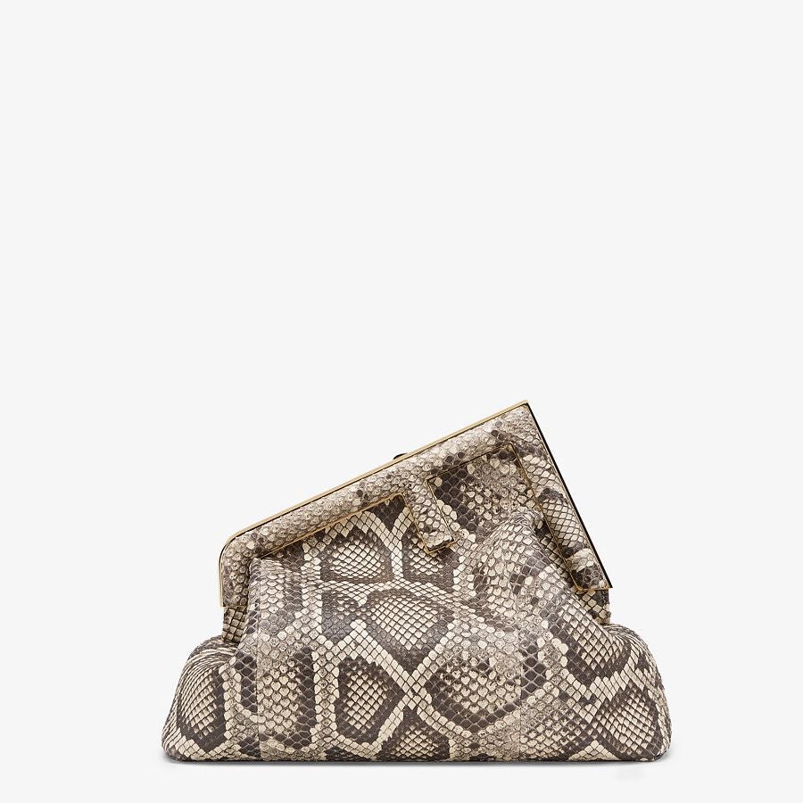 Fendi First Medium Python Leather Bag