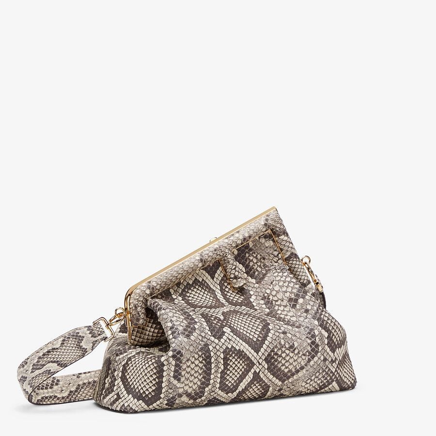 Fendi First Medium Python Leather Bag
