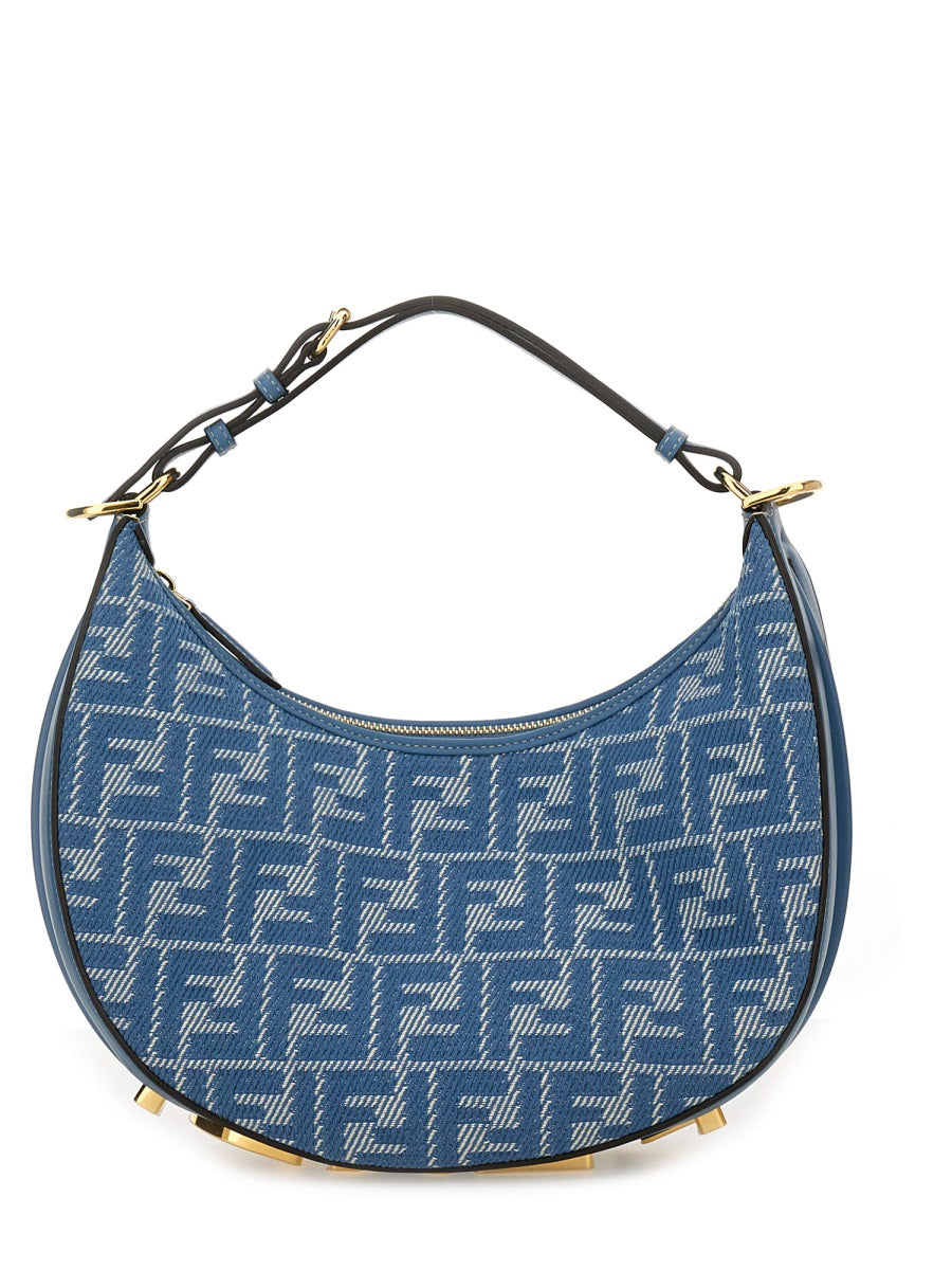 FENDI Cotton Blend Mini Shoulder Handbag