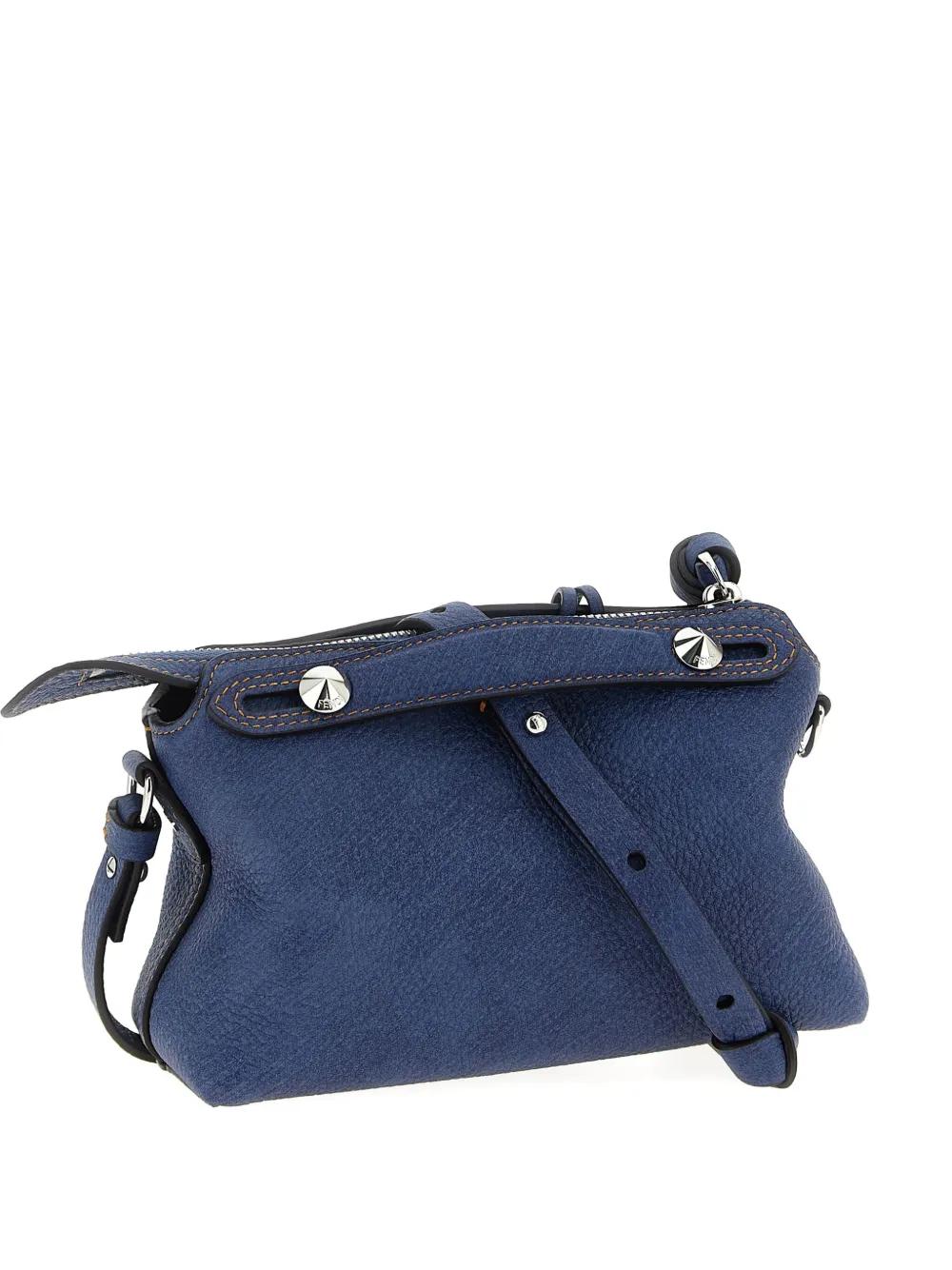 FENDI Mini Soft Handbag in Denim-Effect Leather
