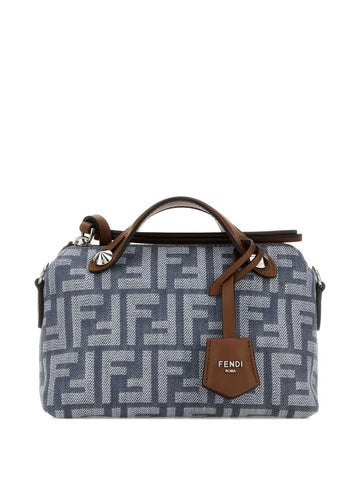 FENDI Soft Mini Denim-Effect Handbag