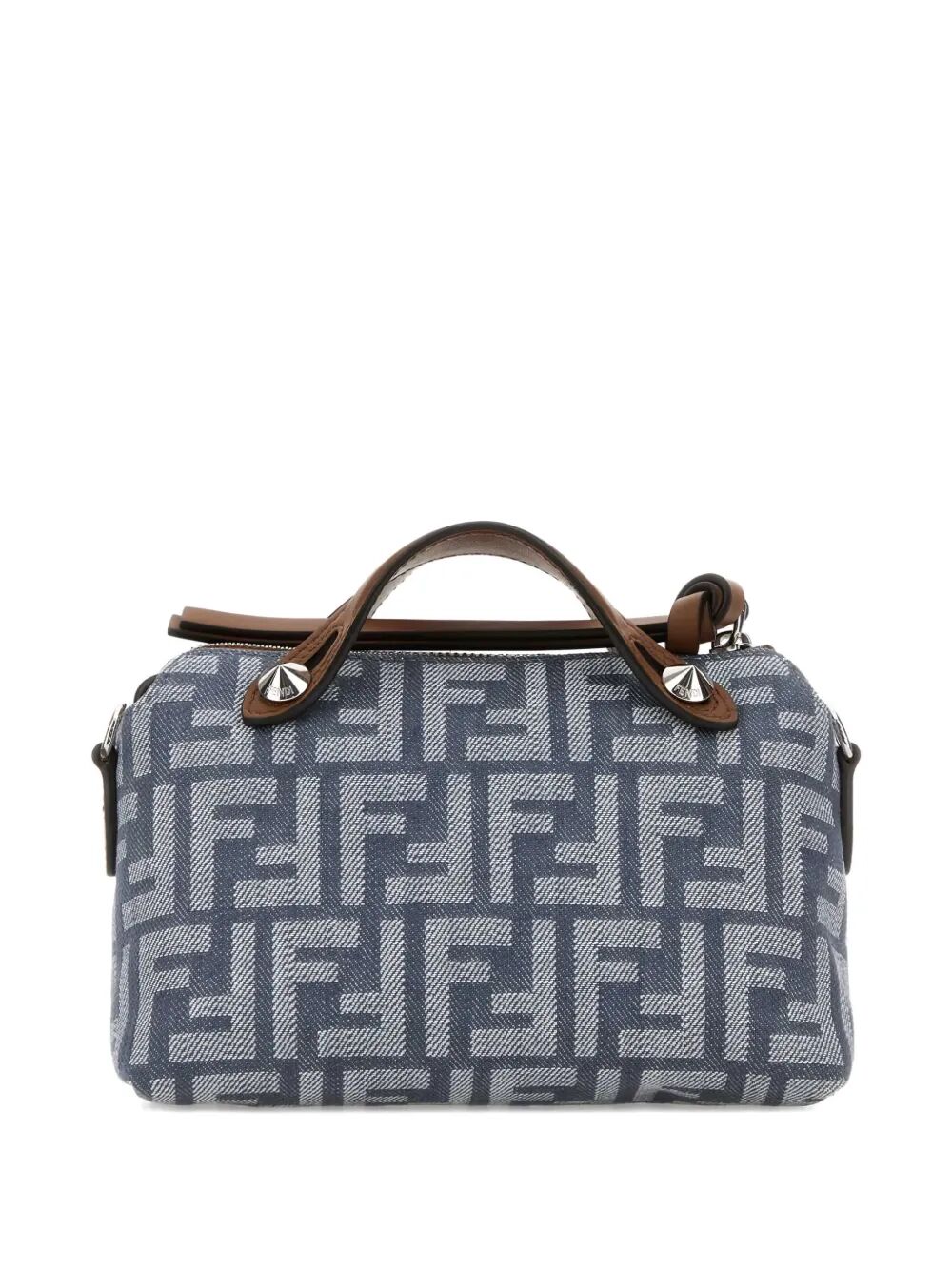 FENDI Soft Mini Denim-Effect Handbag