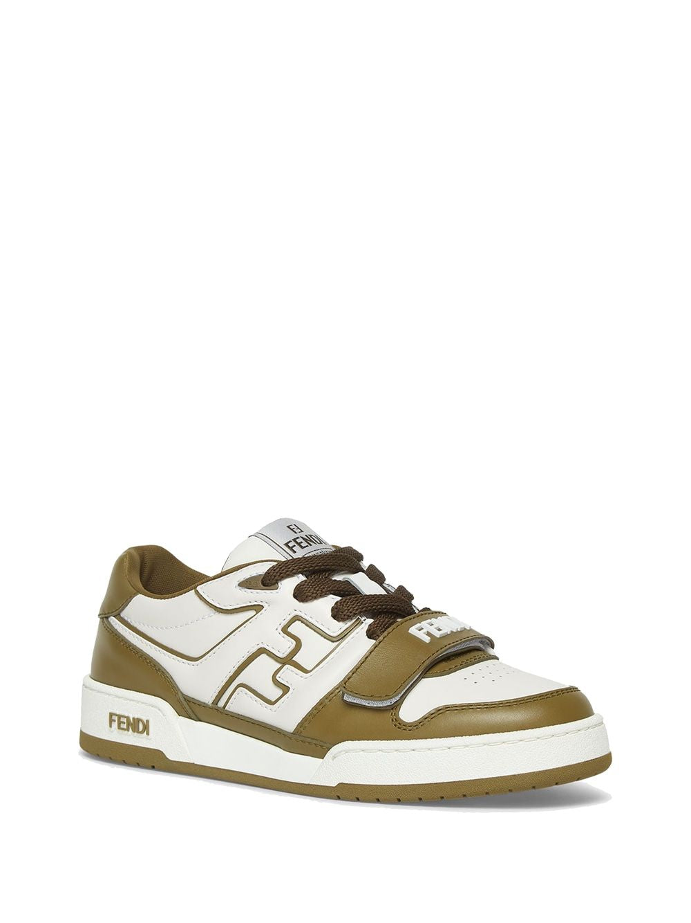 FENDI Panelled Leather Sneakers for Women