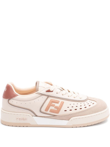 FENDI Leather Lace-Up Sneakers for Women