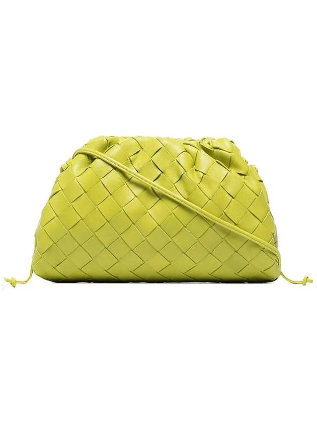 Bottega Veneta Intrecciato Mini Pouch Bag Kiwi