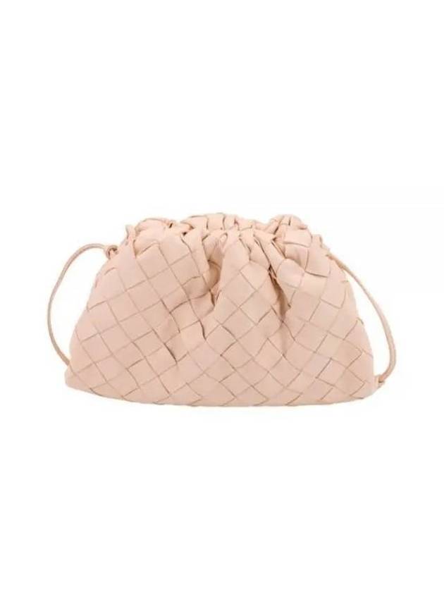 Bottega Veneta Intrecciato Mini Pouch Bag Pink