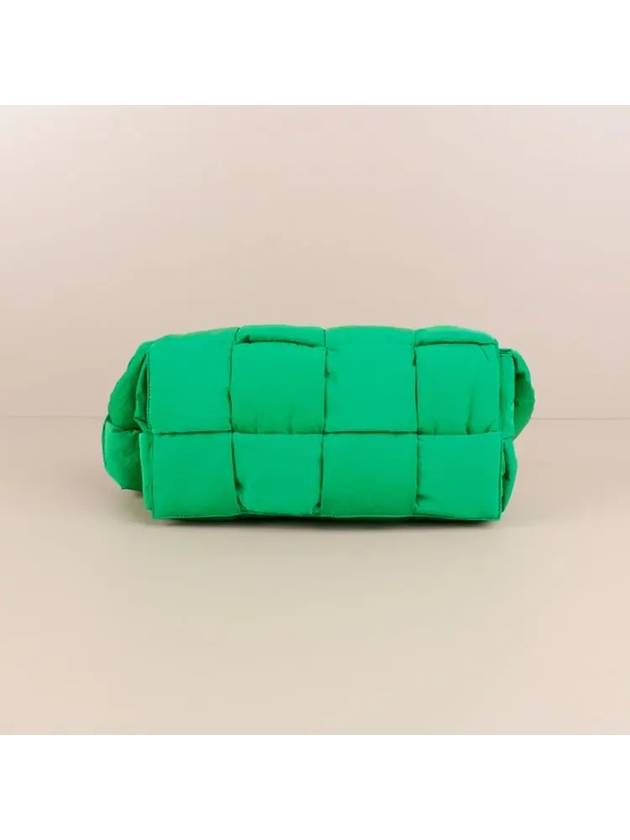 Bottega Veneta Padding Tech Medium Cassette Cross Bag Green
