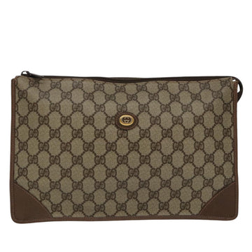 Gucci Gg Supreme  Canvas Clutch Bag