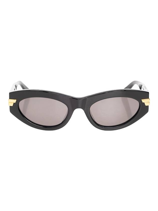 Bottega Veneta Eyewear Cat Eye Acetate Sunglasses Black