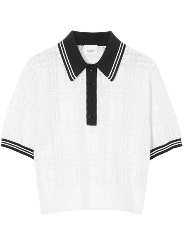 Burberry Vintage Check Jacquard Polo Shirt