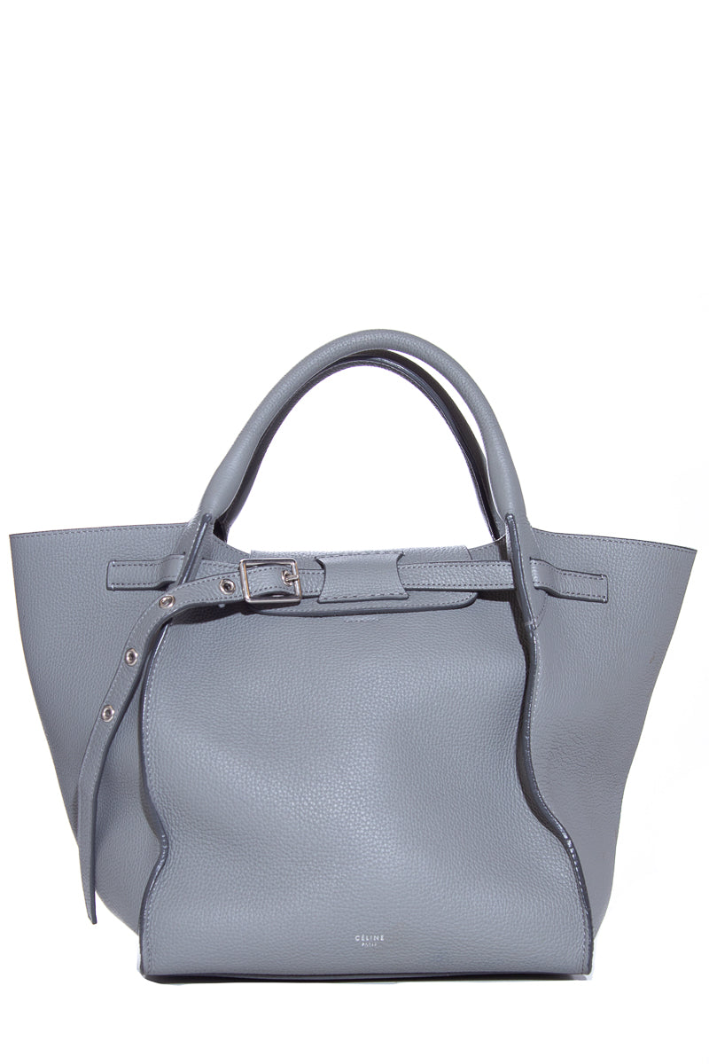 Celine Grey Small "Big BIg" Handbag