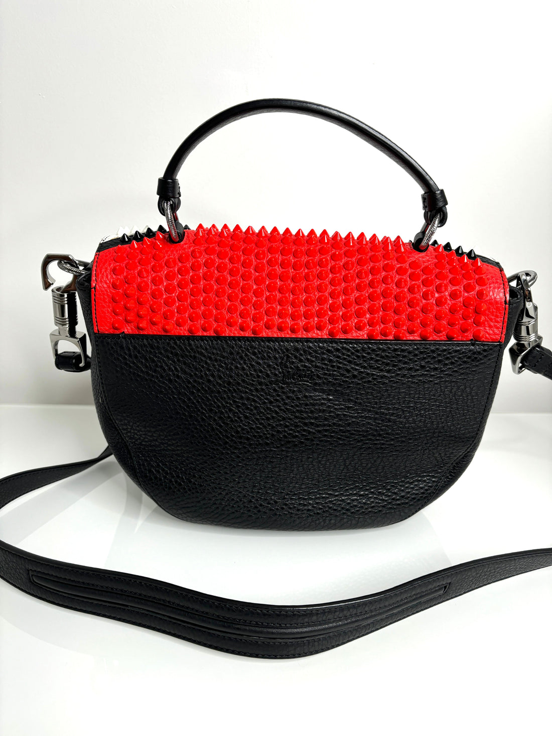 Christian Louboutin Panettone Spike Messenger Shoulder Bag