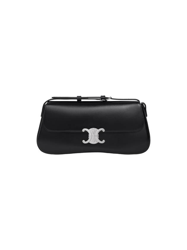 CELINE Medium Calfskin Shoulder Bag Black