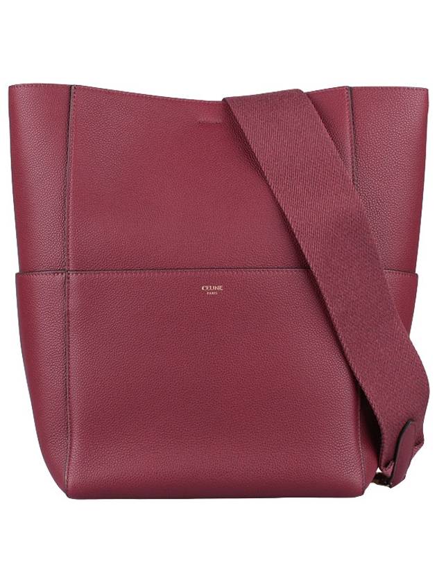 CELINE Single Bucket Bag Red