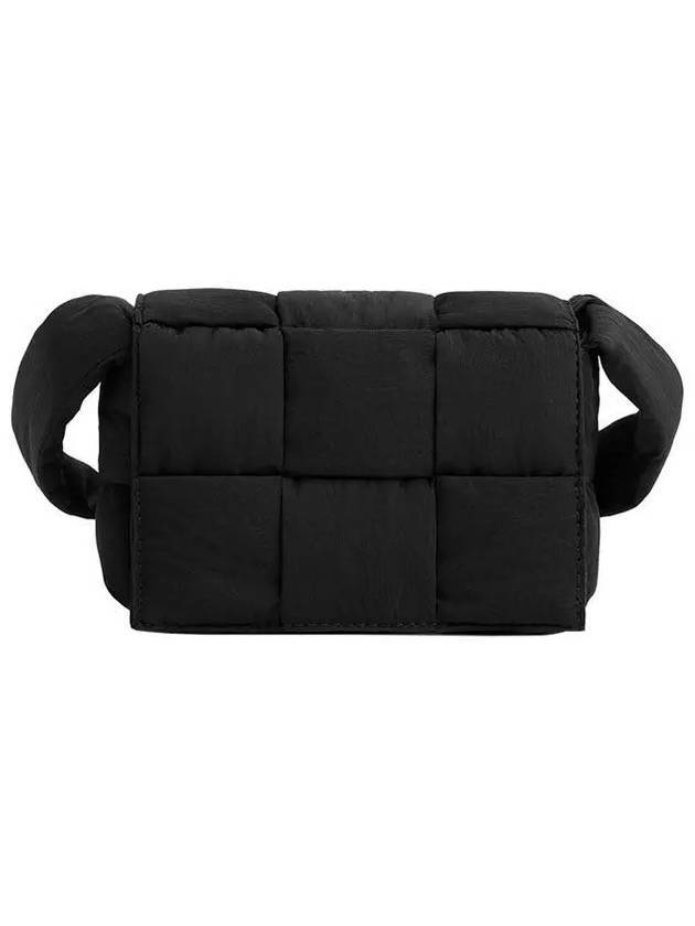 Bottega Veneta Padded Cassette Mini Cross Bag Black